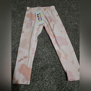 Dot Dot Smile Pink Kids Leggings